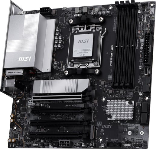 MSI PRO B850M-P WIFI mATX Motherboard for AMD AM5 CPUs