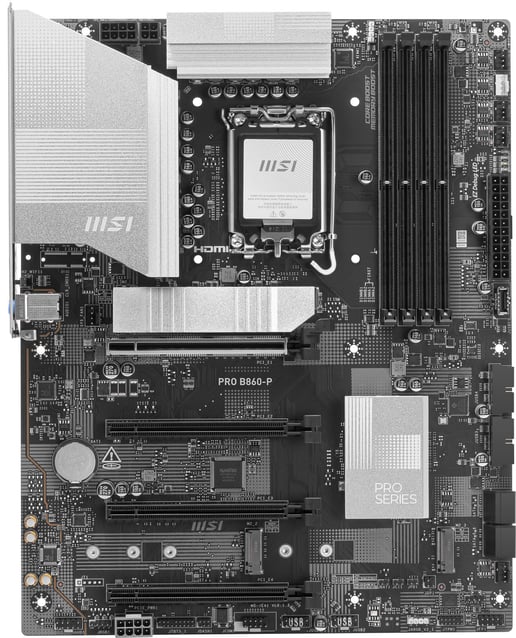 MSI PRO B860-P ATX Motherboard for Intel LGA1851 CPUs