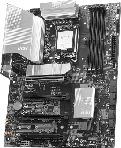 MSI PRO B860-P ATX Motherboard for Intel LGA1851 CPUs