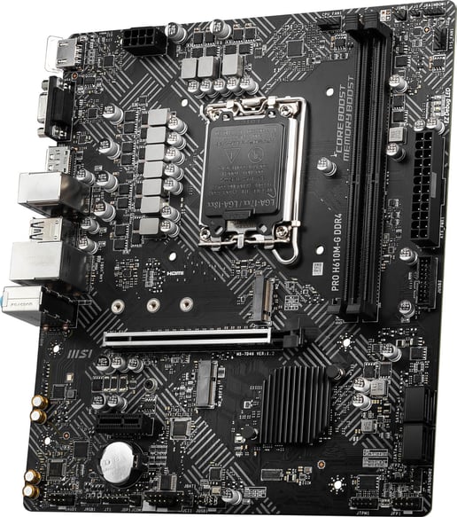 MSI PRO H610M-G DDR4 mATX Motherboard for Intel Socket 1700 CPUs