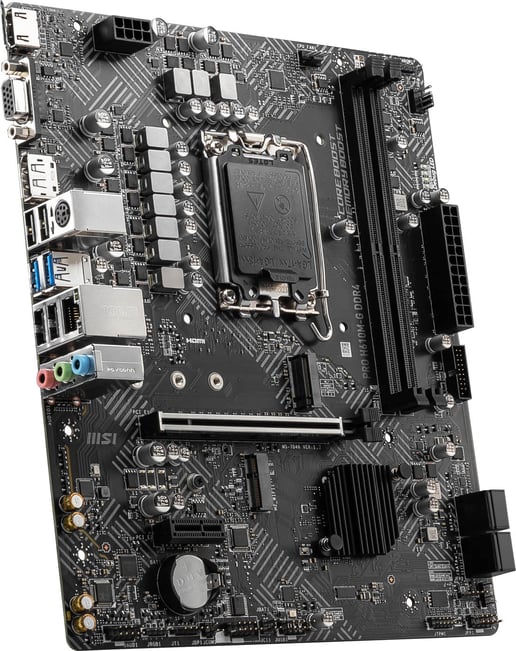 MSI PRO H610M-G DDR4 mATX Motherboard for Intel Socket 1700 CPUs