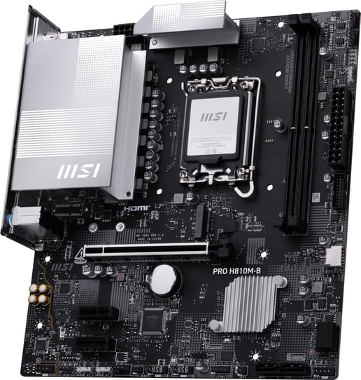 MSI PRO H810M-B mATX Motherboard for Intel LGA1851 CPUs