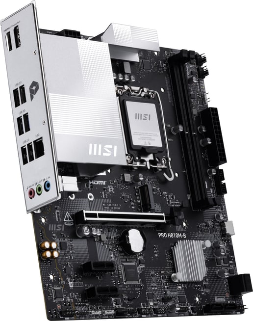 MSI PRO H810M-B mATX Motherboard for Intel LGA1851 CPUs