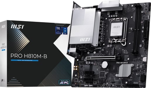 MSI PRO H810M-B mATX Motherboard for Intel LGA1851 CPUs