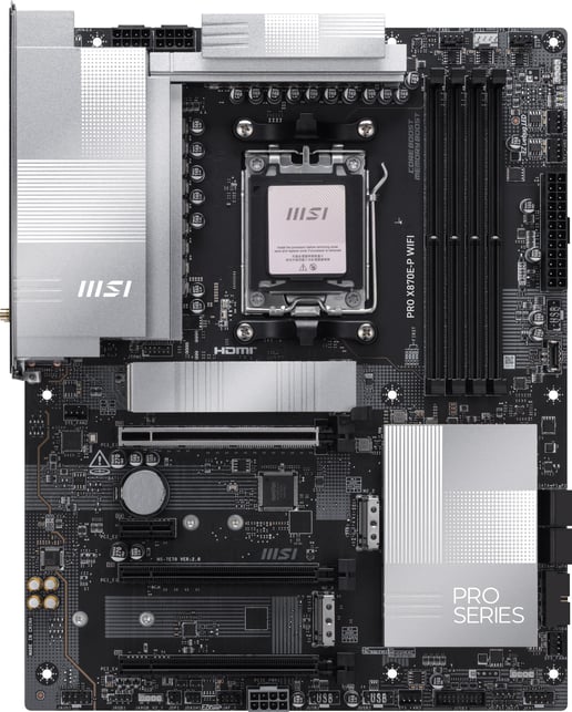 MSI PRO X870E-P WIFI ATX Motherboard for AMD AM5 CPUs