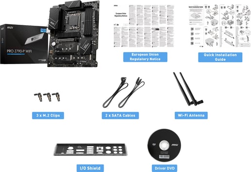 MSI PRO Z790-P WIFI ATX Motherboard for Intel LGA1700 CPUs