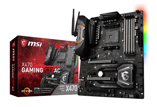 MSI X470 GAMING M7 AC ATX Motherboard for AMD AM4 CPUs