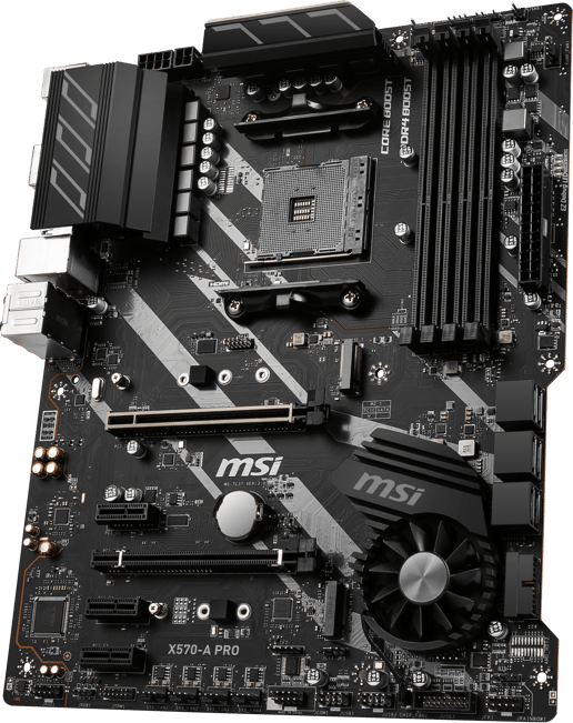 MSI X570-A PRO ATX Motherboard for AMD AM4 CPUs