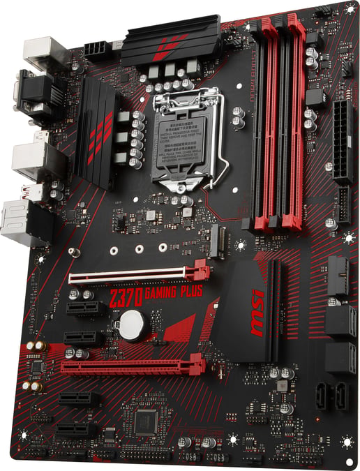 MSI Z370 GAMING PLUS ATX Motherboard for Intel LGA1151 CPUs