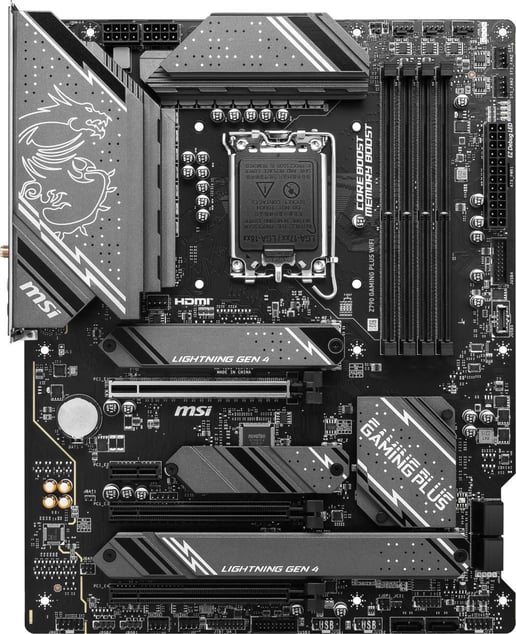 MSI Z790 GAMING PLUS WIFI ATX Motherboard for Intel LGA1700 CPUs