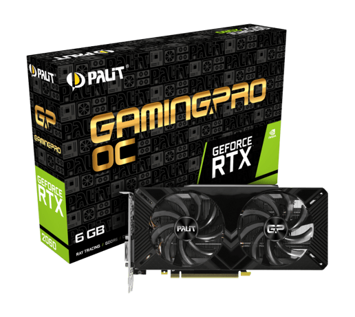 Palit GeForce RTX 2060 GamingPro OC OC 6GB Graphics Card