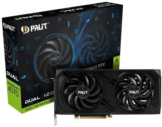 Palit GeForce RTX 4070 Dual 12GB GDDR6X Graphics Card
