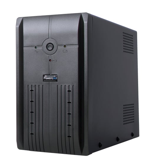 Powercool Smart UPS 1000VA 3 x UK Plug, 2 x IEC, RJ45 x 2, USB LED Display