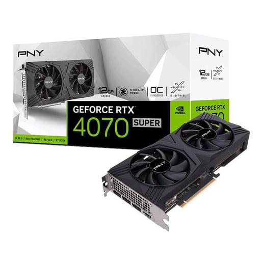 PNY GeForce RTX 4070 SUPER VERTO OC 12GB Graphics Card