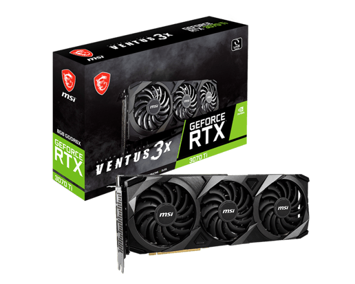 MSI GeForce RTX 3070 Ti Ventus 3X OC 8GB Graphics Card