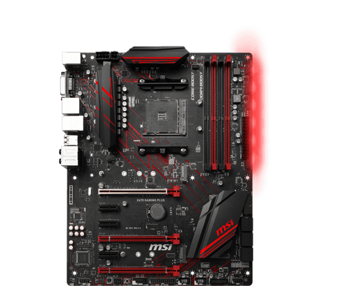 MSI X470 GAMING PLUS ATX Motherboard for AMD AM4 CPUs