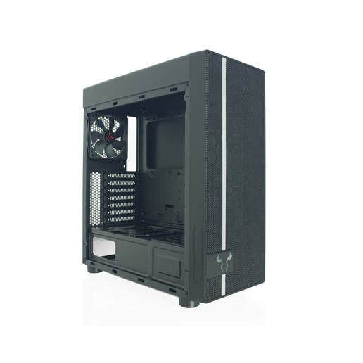 Riotoro CR400 Mid Tower Gaming Case - Black 