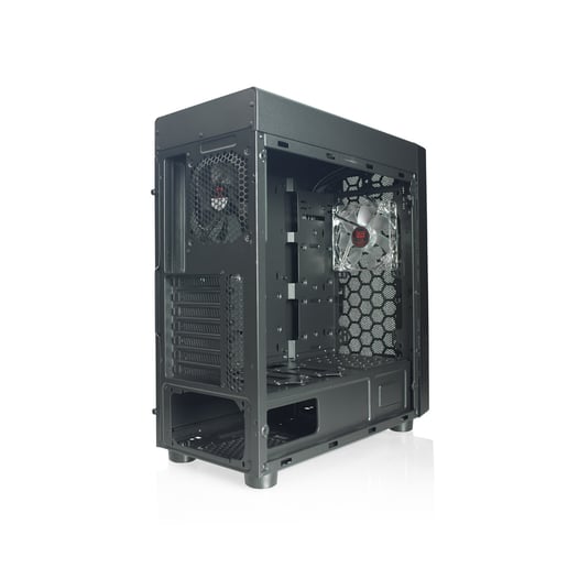 Riotoro CR400 Mid Tower Gaming Case - Black 