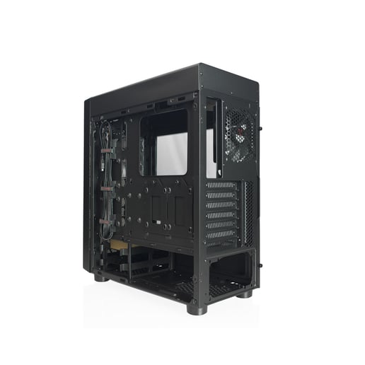 Riotoro CR400 Mid Tower Gaming Case - Black 