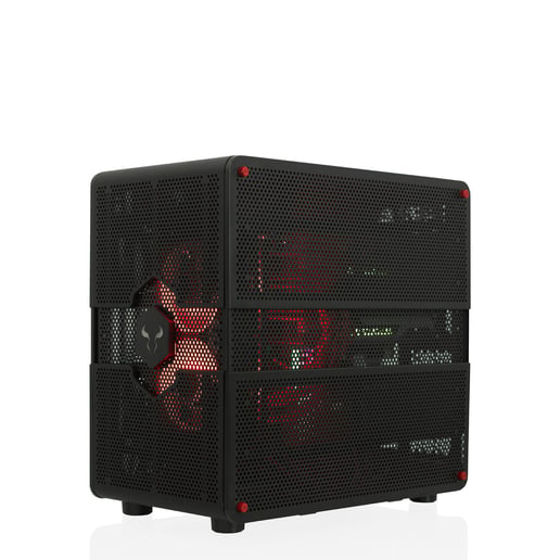 Riotoro Morpheus Mid Tower Gaming Case - Black 