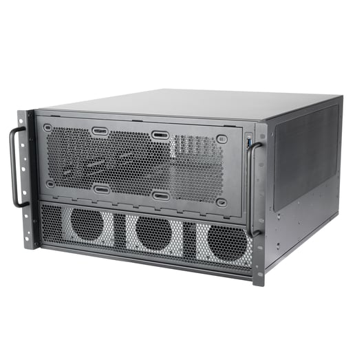 Silverstone RM600 Rackmount Server Case - Black 