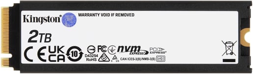 2TB Kingston FURY Renegade M.2 2280 PCI Express 4.0 x4 NVMe Solid State Drive