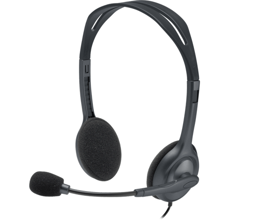 Logitech H111 Stereo Headset with Noise-Cancelling Microphone
