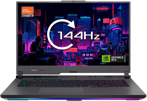 ASUS ROG Strix G17 17.3" Gaming Laptop, Ryzen 9 RTX 4070 16GB, Black