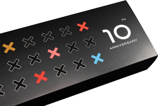 Vortex 10 10th Anniversary RGB Mechanical Keyboard with Cherry MX Blue Switches