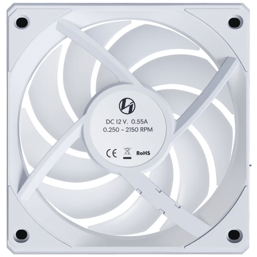 Lian Li UNI FAN CL Wireless Reverse Flow 120mm Triple Pack White