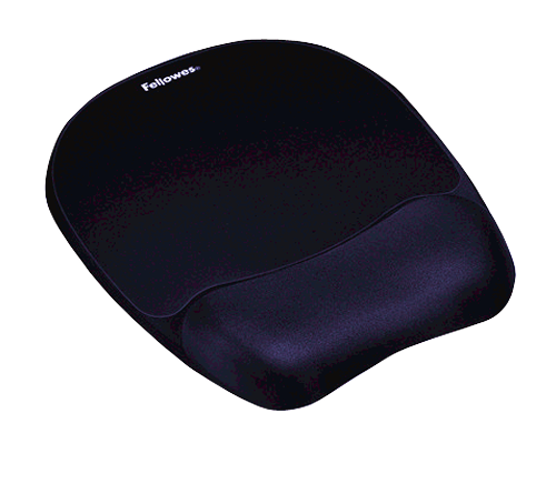 Fellowes Memory Foam Mouse Pad Wrist Rest - Sapphire