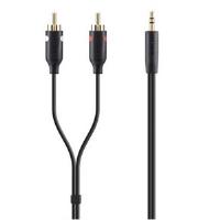 Belkin (2m) Portable Y Audio Cable Gold Connector