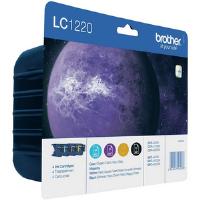 Brother LC1220 Value Pack (4 Cartridges: Cyan/Yellow/Magenta/Black)