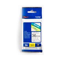 Brother P-touch TZe-161 (36mm x 8m) Black On Clear Gloss Laminated Labelling Tape