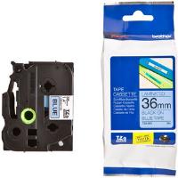 Brother P-touch TZe-561 (36mm x 8m) Black On Blue Gloss Laminated Labelling Tape