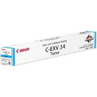 Canon C-EXV 34 (Yield: 19,000 Pages) Cyan Toner Cartridge
