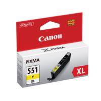 Canon CLI-551YXL (Yield: 685 Pages) High Yield Yellow Ink Cartridge