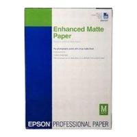 Epson (A4) Enhanced Matte Photo Paper (250 Sheets) 192gsm (White)