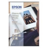 Epson Premium (13cm x 18cm) 255g/m2 Glossy Photo Paper (White) 1 Pack of 30 Sheets