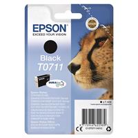 Epson Cheetah T0711 (Yield 240 Pages) DURABrite Ink Cartridge (Black)