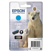 Epson Polar Bear 26 Cyan Claria Premium Ink Cartridge (Non Tagged)