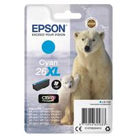 Epson Polar Bear 26XL (Yield 700 Pages) Claria Premium Ink Cartridge (Cyan)