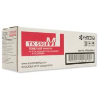 Kyocera TK-590M Magenta (Yield 5,000 pages) Microfine Toner Cartridge for FS-C2026MFP/FS-C2126MFP