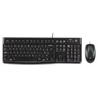 Logitech MK120 Desktop Wired USB Keyboard and Optical Mouse (Black)