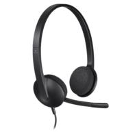 Logitech H340 Lightweight USB Headset with Noise-Cancelling Microphone
