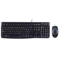Logitech MK120 Desktop Wired USB Keyboard and Optical Mouse (Black)