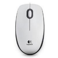 Logitech B100 Optical USB Mouse (White)