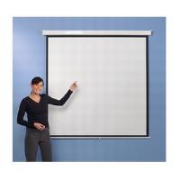 Metroplan Eyeline (2000mmx2000mm) Square 1:1 Presenter Wall Projection Screen (White)