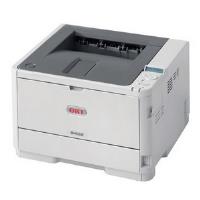 OKI B432dn (A4) Mono Laser Printer (Networked, Duplex) 512MB 1200x1200 dpi 40ppm 350-Sheets USB/Ethernet (PS3 Emulation, PCL5e, PCL6 (XL), EPSON FX, IBM ProPrinter, XPS, PDF v1.7) White