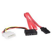 StarTech.com (20 inch) Slimline SATA to SATA with LP4 Power Cable Adaptor